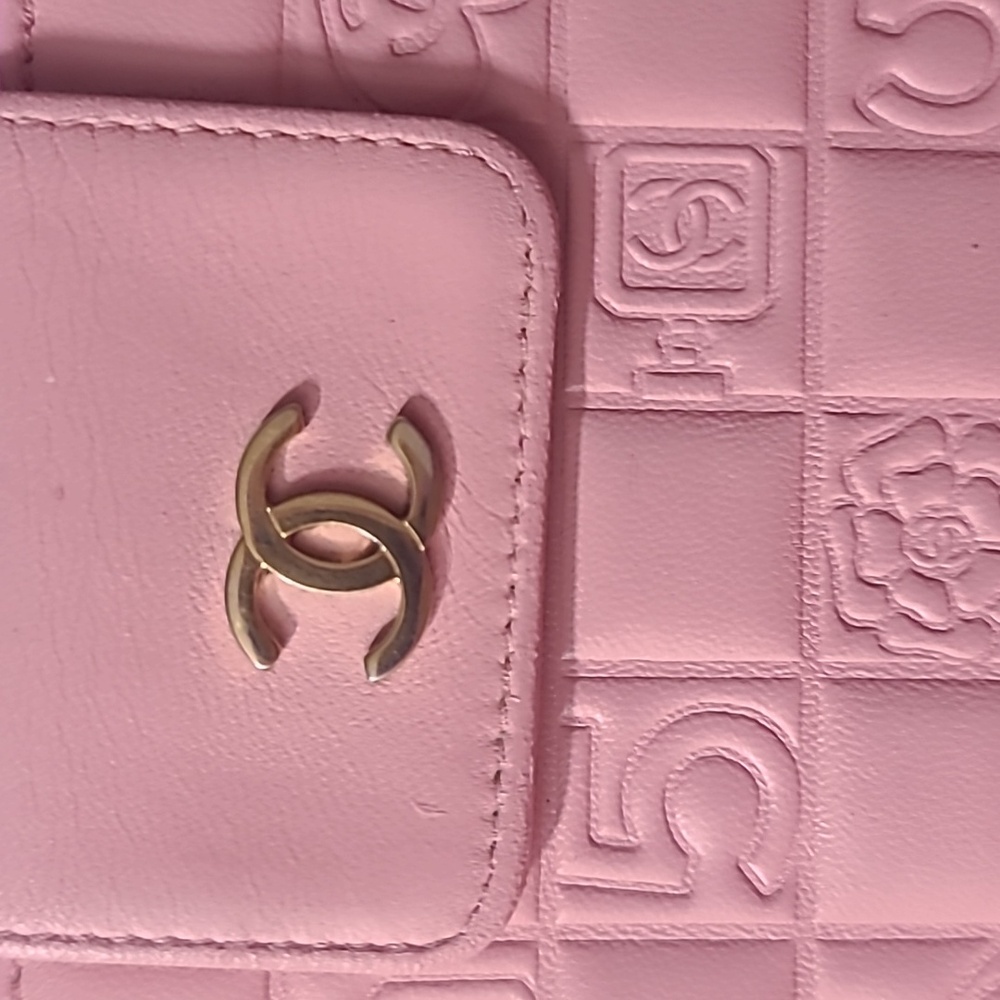 Chanel Pink Icon Line Long Kisslock Wallet - Picture 7 of 16